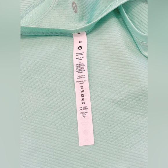 Womens Lululemon Swiftly Tech Racerback Tank Top 2.0 Size 12 - Picture 3 of 3